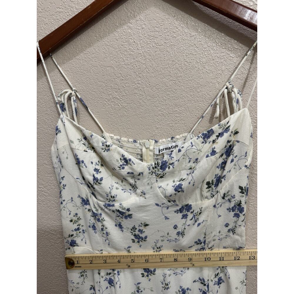 Reformation Saskia Dress Floral Print Mini Dress Size 10 - Picture 7 of 7